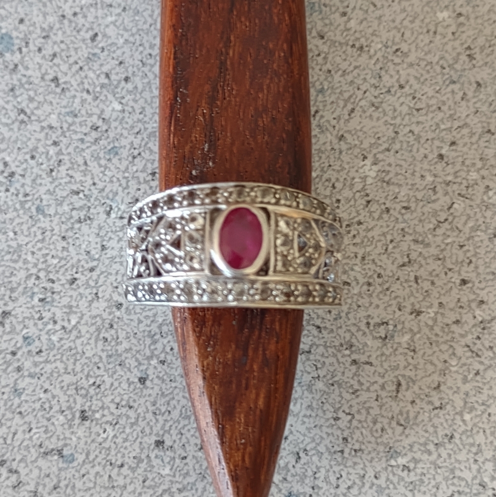 Ruby Sterling Ring(7) - image 1